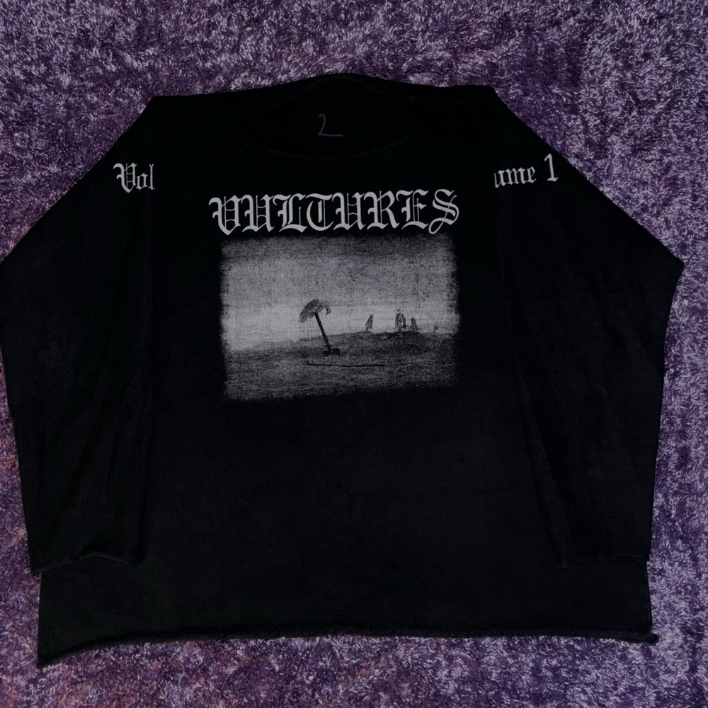 Vultures Black Graphic Tee